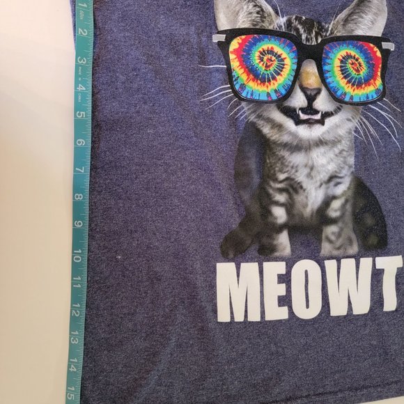 Graphic Tee Your Freaking Me MEOWT Women's Size Meduim / Large No inside marking - Picture 3 of 4